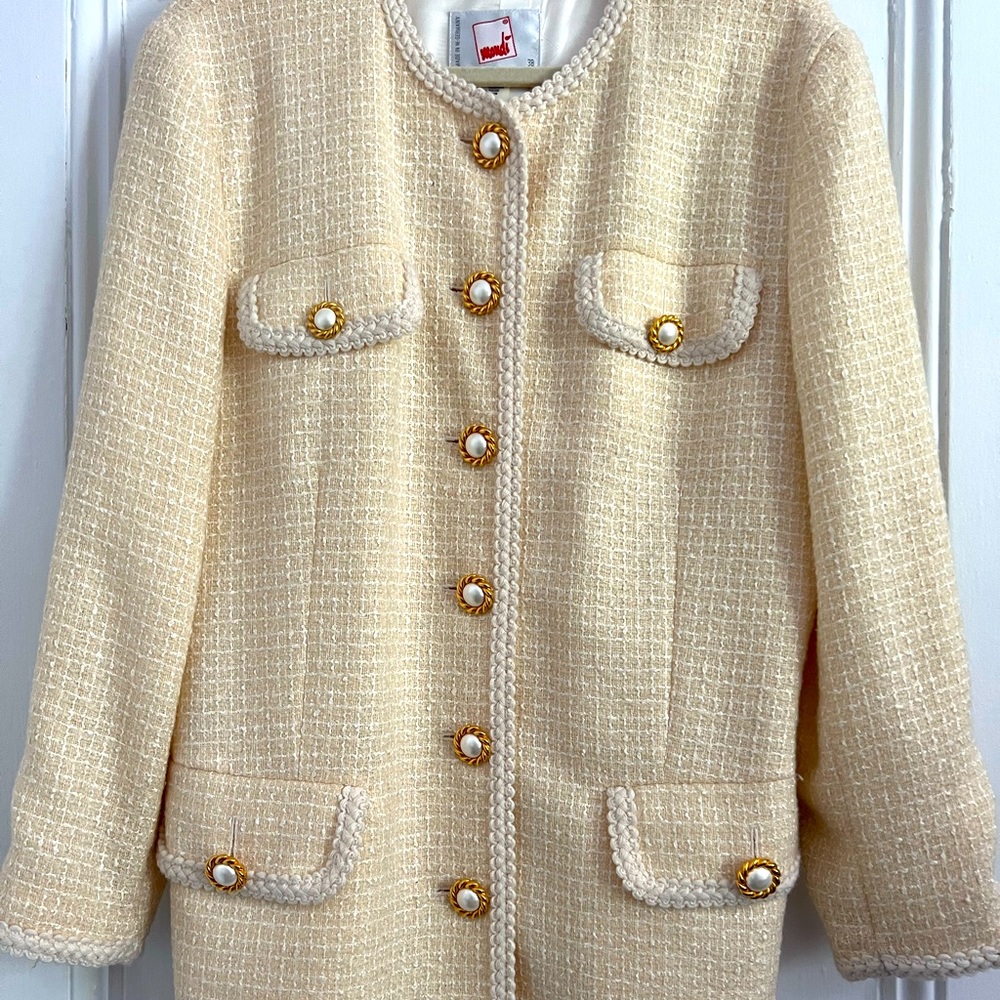Chanel style blazer / sweater dress